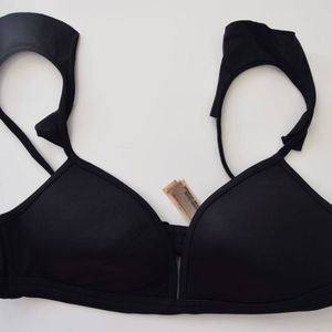 Victoria’s Secret ruffle black bikini top